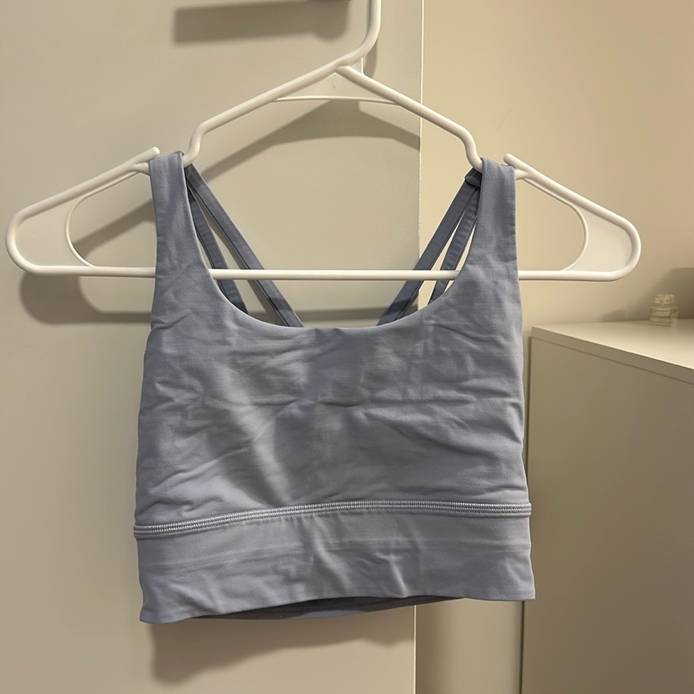 Lululemon energy bra size 4 blue
